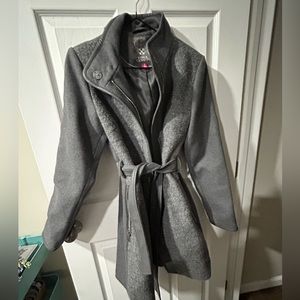 Vince Camuto grey wrap winter coat